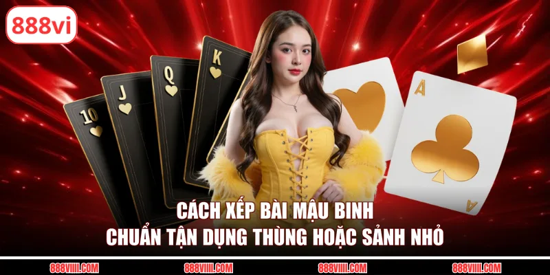 Cách xếp bài Mậu Binh chuẩn tận dụng thùng hoặc sảnh nhỏ