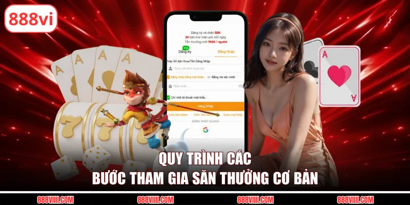 Quy trình các bước tham gia săn thưởng cơ bản